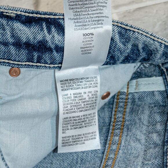 MOTHER SUPERIOR The Swooner Rascal Ankle Denim Jeans Signs & Symbols sz 26 - Picture 9 of 14